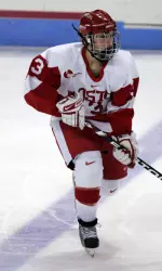 Kasey Boucher netted her third goal of the season in her last game