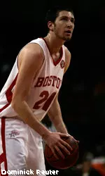 Jake O'Brien scored all of his 21 points in the second half to help BU defeat NU, 83-75