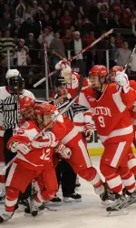 Chris Connolly celebrates his game-tying goal