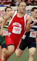 Joel Senick took the 500m title at the Reggie Lewis Center