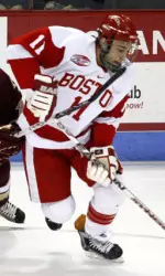 Senior Zach Cohen and the Terriers will host their archrival on Saturday.