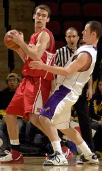 Junior Scott Brittain tied a career-high in points with 20 on Saturday against Binghamton.