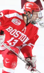 Sophomore Nick Bonino scored his 11th goal of the season.