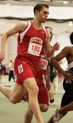 Senior Chadd Steinhauser qualified third in the 500m dash.