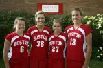 Captains Kelly Munroe, Rachel Klein, Steph Walker and Sarah Dalton