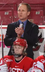 BU women's ice hockey head coach Brian Durocher