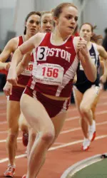 Senior Katie Weider finished second in the 800m run.