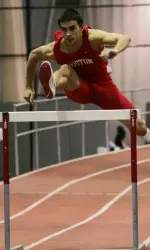 Senior Jason Nardella finished third in the 55m hurdles.