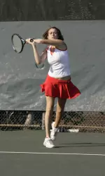 Senior Cori Lefkowith earned the clinching point for BU