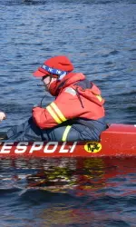 Alex Thornton coxed the V8 team to victory Saturday