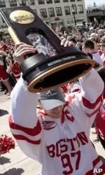 The Terriers will be recognized at the April 16 Bruins game.