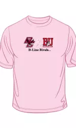 BU and BC will sell T-shirts to benefit the Kay Yow/WBCA Cancer Fund.