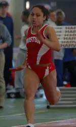 Sophomore Laura Martin was part of the Terriers' 4x100m relay team.
