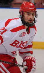 Lawrence tallied 97 points (46g, 51a) in his career at BU.
