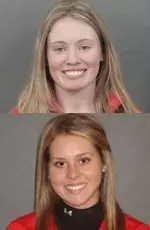 Allison Hamilton (above) and Lauren Stong (below)