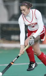Junior Allie Dolce had a hand in four of the Terriers' seven goals.