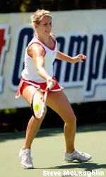 Santini won her doubles flight with Mical