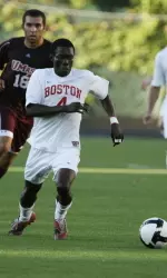 Senior Samuel Appiah's game winning goal was his first score of the season.