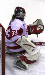 Haber recorded 21 saves in the game
