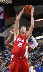 Jake O'Brien finished with a team-high 17 points