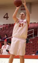 Hinton drained four three-pointers against Maine