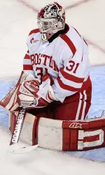 Kieran Millan turned aside 28 shots against UMass.