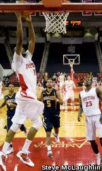 Darryl Partin led BU with 20 points and five assists