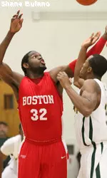 Jeff Pelage ranks 15th in the AE at 5.2 rebounds per game