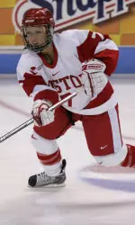 Junior Lauren Cherewyk scored her fifth game-winning goal of the season.