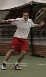 Senior Jeff Chudacoff dropped just two games at the top singles spot