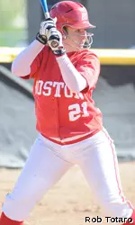 Caitlin Rentler recorded her first career triple on Sunday afternoon