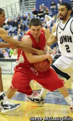 Junior Matt Griffin led BU with eight rebounds.