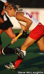 Junior Tabi Hatch scored the Terriers' lone goal before the game was postponed