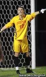 Freshman Nick Thomson leads the America East in goals against average at 0.74.