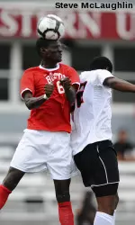 Sophomore Kelvin Madzongwe notched his first goal of the season