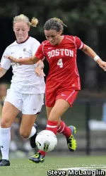 Senior Brittany Heist is fourth on the team in points (10) with three goals and four assists.