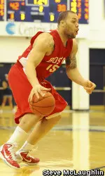 Sophomore Dom Morris records a career-high 14 rebounds along with nine points.