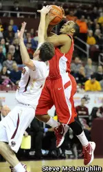D.J. Irving leads the Terriers with 11 points.