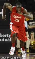 Senior Patrick Hazel is averaging 8.1 ppg and 6.8 rpg.