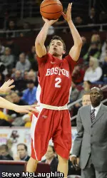 Senior Matt Griffin had 7 points, 5 assists and 4 rebounds vs. Bucknell last Thursday.