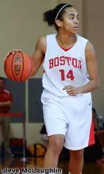 Junior Kristen Sims netted a season-high nine points