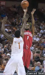 Senior Darryl Partin had a game-high 19 points and career-high nine rebounds.