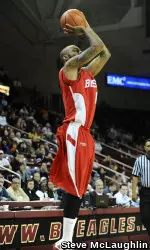 Darryl Partin led BU with 24 points.