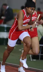 Sophomore Nikko Brady won the 60m hurdles and long jump.