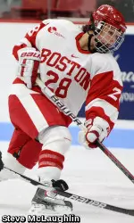 Freshman Louise Warren scored her fifth goal of the season against UNH.