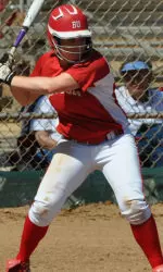 Freshman Megan Volpano hit a solo home run on Wednesday night
