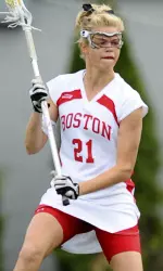 Senior Erica Baumgartner notched her record-setting 109th career assist on April 6.