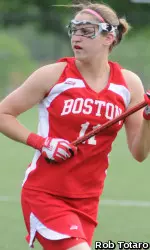 Junior Hannah Frey collected a career-high six goals against Albany.