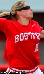 Freshman Holli Floetker struck out a career-high nine batters against UMBC.