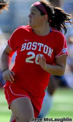 Senior Krista Minto led BU with a goal and assist